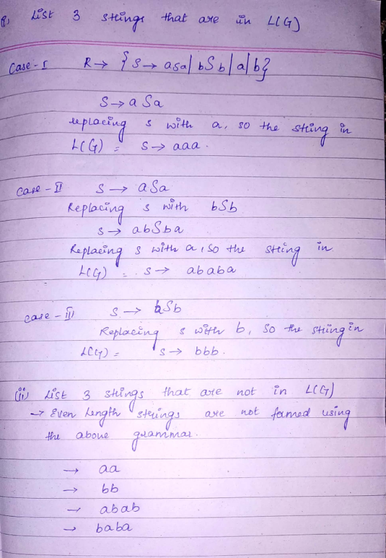 that ate u LiG s-a Sa kuplan ng Sholth, 0etsottu string in ababa Sb siti Replaee ise shings that are not in Le) Even kangh st