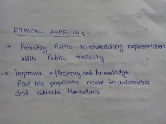 ETHICAL ASPECTS - istori ● Protecting Public in misleading representation Woll Public treasury the - Improves efficiency, and