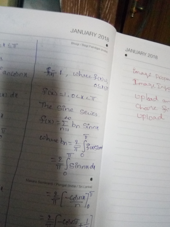JANUARY 2018 JANUARY 2018 Bnogi /Bog Pandigai (Inda じPlad an hou plcad ブheefne Series ann a Samkranti/Pongal (india/ Sri Lank