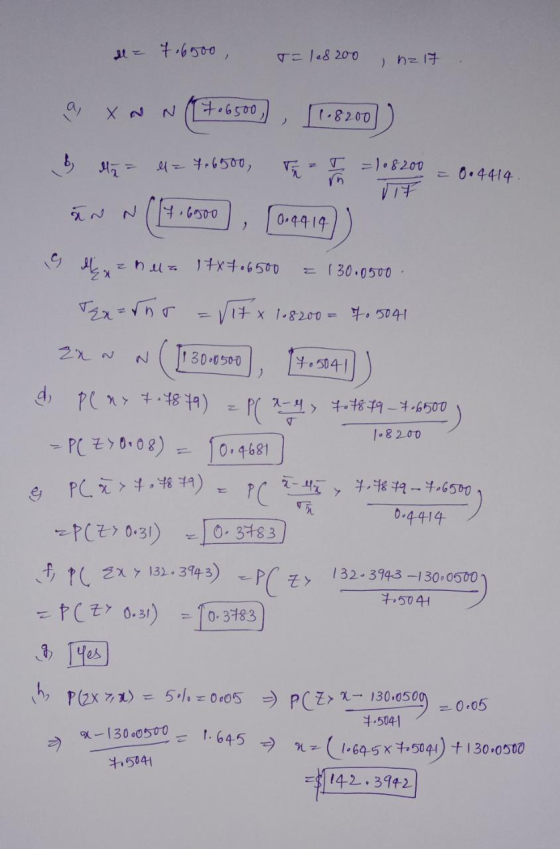 Il = 7.6500 Vol.8 200 I hz 17 706500 1.8200 ll= 7.6500, =) 8200 = 0.4414 än 17. 6500 2 0.4414 zhua 17 x 7.6500 Ex = 130.0500