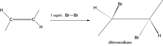 1 equiv. Br-Br
dibromoalkane