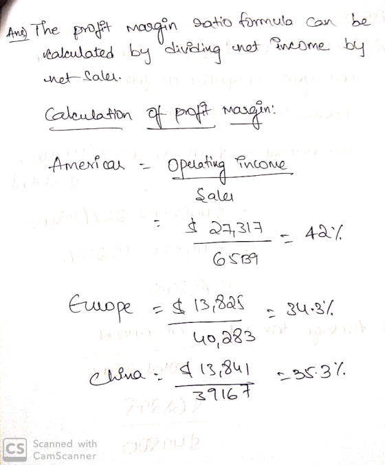 Ane) The profit margin batio formula can be calculated by dividing het income by het sales and h ope Calculation of profit ma