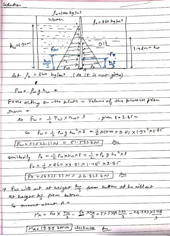 Solution wotn 7.44m o Po - 60 msLe it ij not let fo Pus fusghw Fou acting Valums of th prisyn friam On felote Shoun 2 SI.533
