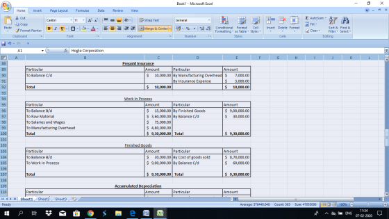 Book1 - Microsoft Excel - X Home Insert Page Layout Formulas Data Review View * Cut Copy - General - D LE Paste Format Painte