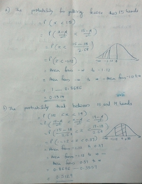 lke coer hap 1s heads S18 112 0 oto -112 Prea 0 . I314 二 5 The prob ahilly that beloe s oad It haads 19 IS 11-18 2.6 8 -00-1.12 o o.31 1-12 o 37 = O. 8686-0.3551 0.5129