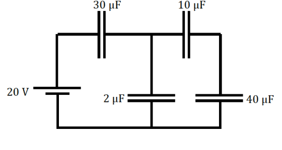 30 uF 10 uF 1 20 V 2 uf 40 uF