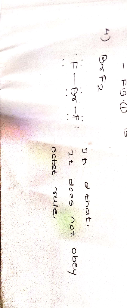 - Fig. 5 4) BrF2 F - BonF: In add that, It does not obey octet rule