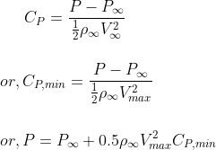 or Cermin poveste or, P= Pxo + 0.5pa Vimar Cp, min.