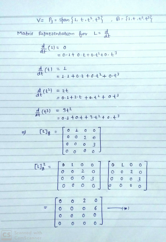 Matrix-Representation-ber-Ed- dt = o.. ↓ + o.ttotto, t3 dt dt dt 2 0 O O LIA cs Scanned with ner