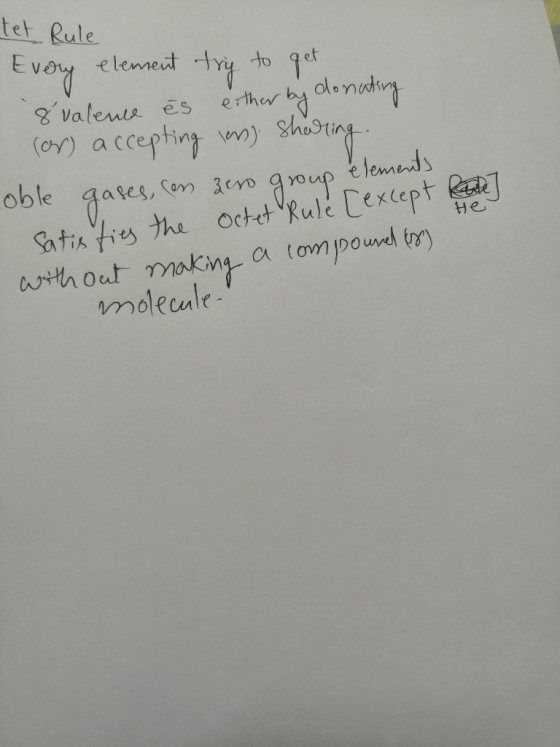 tet Rule Evoy elemeit to dlonudn erthar b 8 Valene es (o) acceptiog w) h e lemads ates, Cen 3ero Satis fies the octet Rule Ce