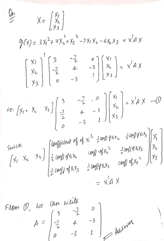 X- 2 2. XAX 0x)=3X4tX3-7X-63 3 XI XI xAX 4- -3 2. X 3 -3 X3 XI 3 ХАX -О e 3 X2 4 2- Хз -3 Savice X2 X3 (ca = xA X From we can
