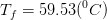 T; = 59.53(C)