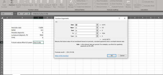 6 Calculate Now Insert Function Define Name - Use in Formula Name Manager BD Create from Selection Defined Names Trace Preced