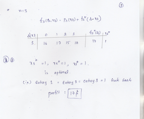 3. * n=3 43 (, 13) = P3 (13) + fot (A-23) 43*() 12 * sa3 o 1 2 3 3 16 17 15. 10 X3 12 t =), 234 = 1. is optional. (ie) Eatery