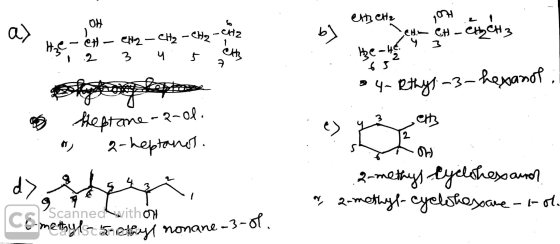 a> OH 61 CHCH-CCH3 2 e-4 4- Rty-3-hepanof heptana-2-o 2-heptrn <P Scanned witho 2-methyjyelsheane 2-motytyelotosoae- t. COmet