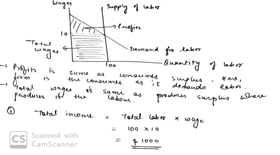 Supe 1 ola н» (мit Total was sume Too is the consumer wages as same as - - consumer firm Total Demand for labor Quantity of l