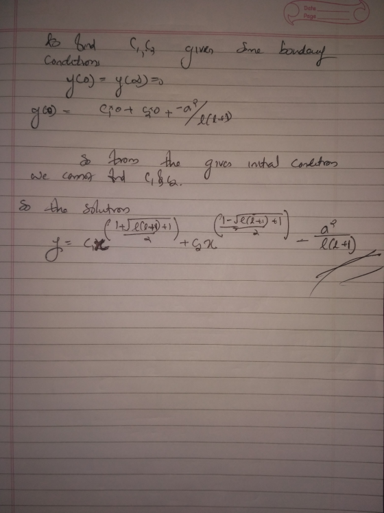 Date Page Some bondans Condition i gines yco) = yeah) = gco) - erot ço + -a ere gives intal Conletron so from the We como And