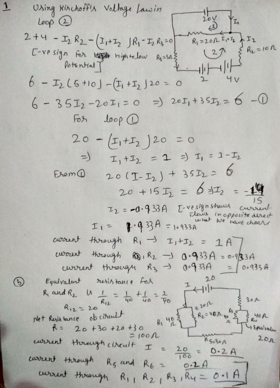 20V R = 200 Ft Iz R₂=lon tirlit 6 using Kirchoffs Voltage low in Loop (I 2+4 - IZ R2-(11+ z JR, Is R530) [-vesign for high