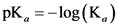 PK, =-log(K.)