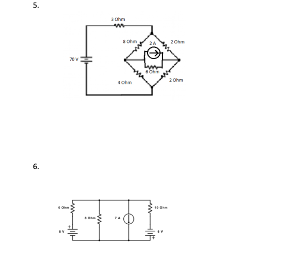 5. 3 Ohm 8 Ohm 2 Ohm 2 A 70 V 6 Ohm 2 Ohm 4 Ohm 6. 6 Ohm 10 Ohm 8 Ohm 7 A 8 V 6 V