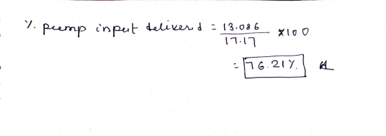 y peemp input delivered = 13.086 17.17 ²100 -176.217.