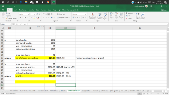 1 21 e 9 2 ENG V -D A praviti mardura 01.18 03 01 2020 - 6 E 20 x PE EPS, STOCK DIVIDEND (version 1).xlsb - Excel Tile Help S