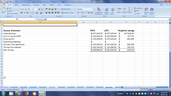Sep-Oct (Autosaved) (Autosaved) - Microsoft Excel Developer Insert Page Layout View Home Formulas Data Review Cut Σ AutoSum A