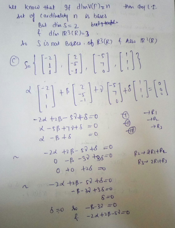 know that 9f dlmvr)n then ary . Cardivaly n But din S= 2. t din R3(R-3 u bases btetgtee Sis nat Bages . o R3(R Aso R1(P) / HC