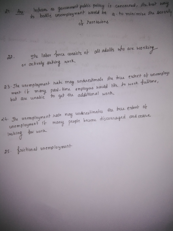 Ahs hnfoson as govnmant publie pol ey is concennud, thi bat way a. tu minimize Jhu sevev ho batlilc unemploy mant would be み、