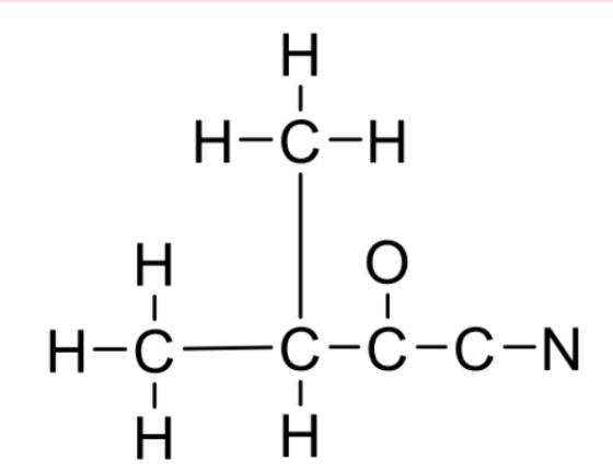 H H-C-H | H-C C-C-C-N H O-U I-O C-I I-O-I
