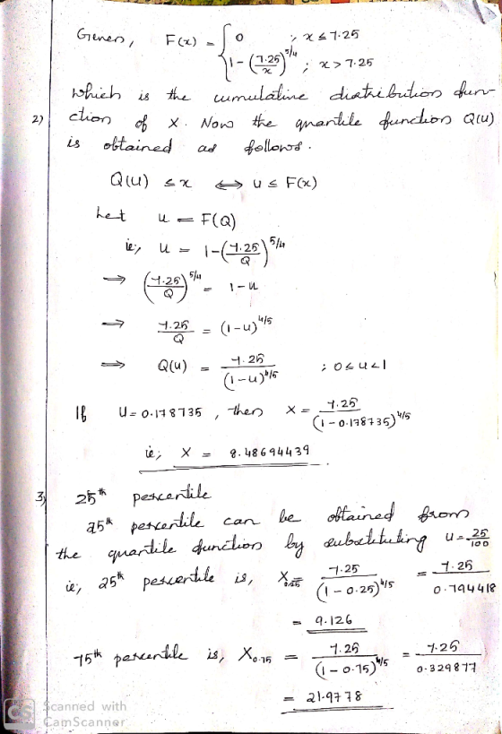 Genen 1.25 1-25 T.25 thumulaline diatibdon du heanartle fnchon Qu) Aohich clion x Noa 1я 2) ottained is folloros ad Qiu) u F(