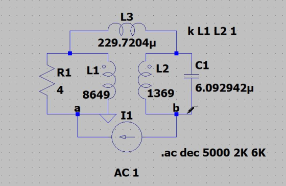 L3 0 0 229.7204 k L1 L2 1 R1 C1 L1 L2 4 6.092942 8649 1369 b OLI 11 iac dec 5000 2K 6K AC 1