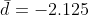 d--2.125