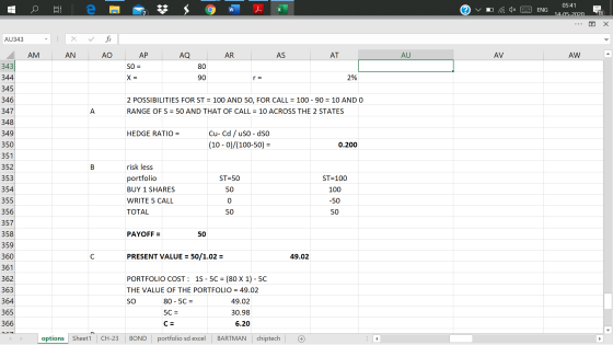 - 05:41 = vol4x 2 ENG, 14-05-2020 11 ... o X AU343 X ✓ fx AN AO AQ AR AS AT AU 1 AP SO = AV AW A - AM 343| 344 80 90 X = 2% 3