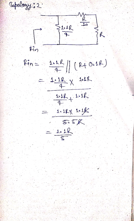 Tapology : 2: Rin= 1.LR. || (Rt 01R) — 14 12 х 41 = 1 - 1 - 1 gos R = .. 10