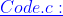 \color{blue}\underline{Code.c:}