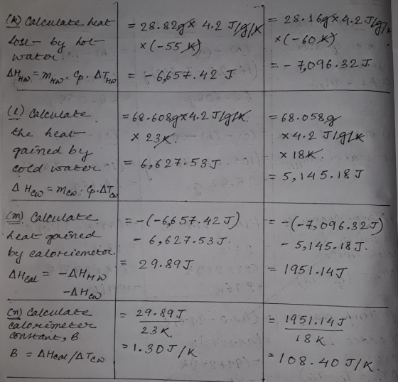 98.829 * 4:2 = 28. 168x4.2 Il/ g/Klx1-60K) . () calculate heat Lose - by hol- water! AHHW - MHW.CC. ATH &(-55 *) = = 6,657.42
