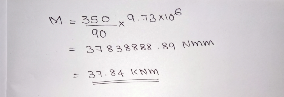 M=350 9.736106 GO 34 8 38888 89 Now = 37.84 kNm