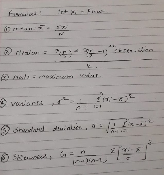 (i) mean: χ·ござ th 2 maximum Valu oc A. G viun n-) に) 3) Standard dtuì ation σ:hE(24-X ) 2. , n-1 に) euun (n-)in-2)