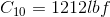 C10 = 12121bf