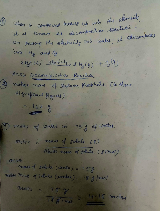 the elements impo and breaks up into nhoses when a compo and breaks up into the it is known as decomposition reactiei. on pas