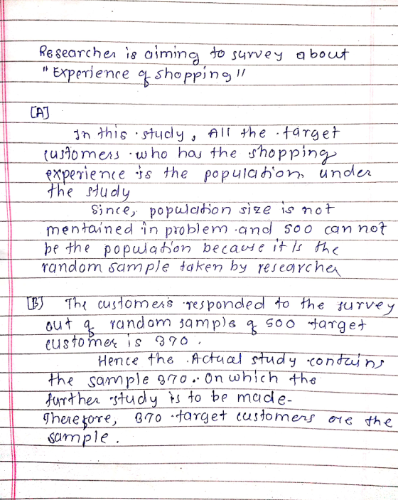 about Researcher is aiming to survey Experience of shopping!! CAJ In this study, All the target customers who has the shopp