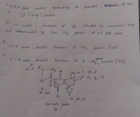 CH ngpsołon 11, seplet beof CH attached to asomatio g ao omatic and sevksounded by tooCHa gooup a 6R.8 ppm 1 . 5 ppm) , doubl