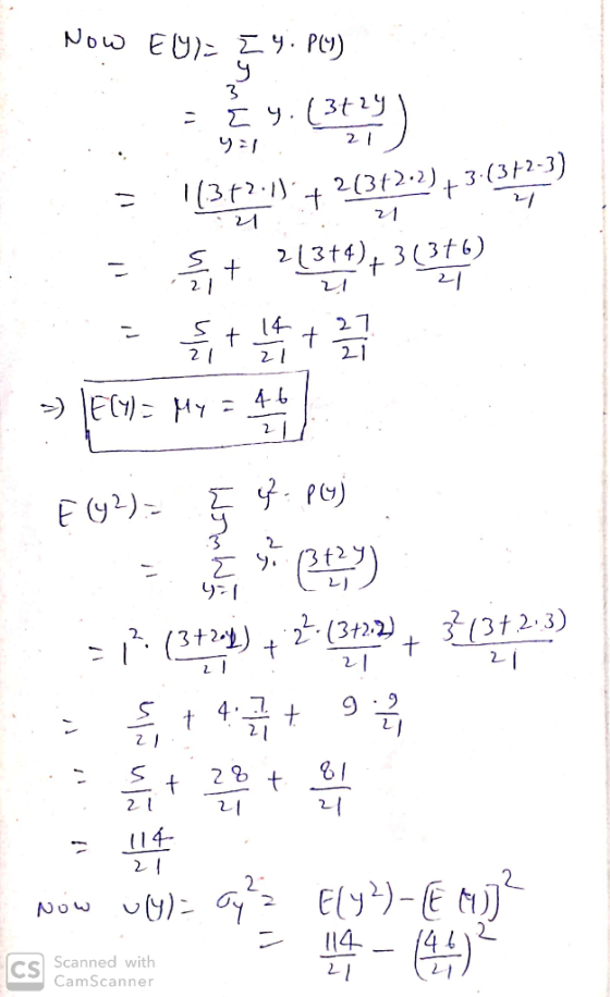 329) = ㄷ 1 기 | 1 3376) 721 Now EX= [ 4. Ply) E ) | - (32) + 2 (32) + 3 (21) - + + 30te) 분을 CI P = 1 F (42)= [ 17. Poj 1 니 | 2