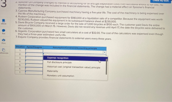W 2. Spooner Ull company changed its meto0 UI accounting for onlang gas exploration COSES Tror Successful enors tu TUN COSL N