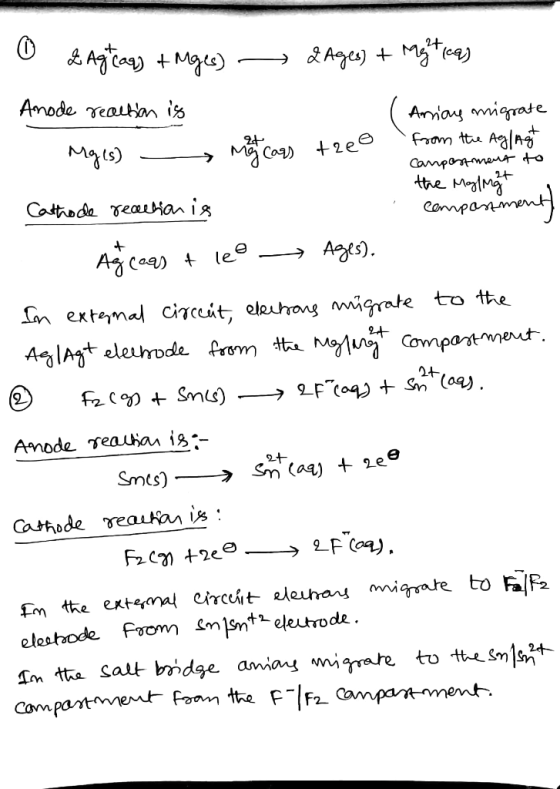 0 2 Ag (aq) + Mges) - 2 Ages) + Magica) Anode reaction iss ( Array migrate Mges) - mr cars tree from the Ag/Agt the Magligt C
