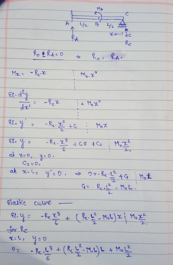 Mo ½ B 1/2 Xe te RA Ro Roq RA=0 Re= RAI Mae = -Rex Mox² Etody dr² -Rex + Moxº Cele at -Re.xt to Mox Ella y -Re.x3 & ar to Mox