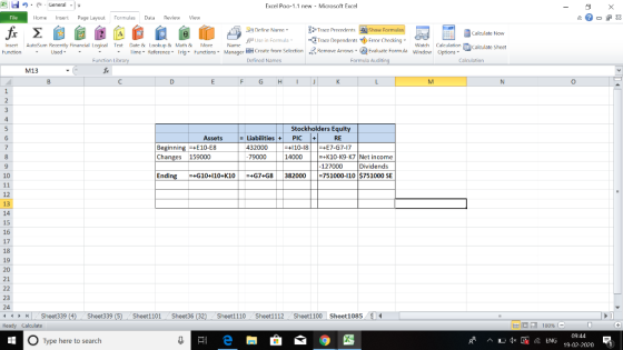 Excel Poo-1.1 new - Microsoft Excel 2. General - - Home Insert Page Layout - 7 X Formulas Dala Review View Calculate Now Inse