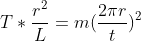 * T* = m(**)