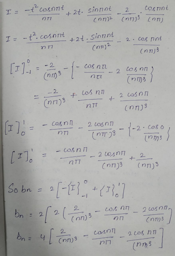 I - - t Cosonit +2t. sinunt Con) пп 2 cosaint. (пт)3 (ол) + 21. sin I= - t² cosaint — +2t. Siопnt 2. cos tint ПП (пт) 3 . о.